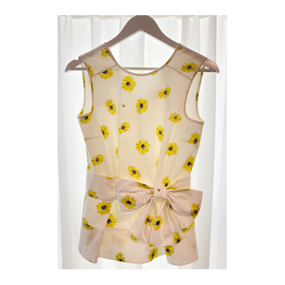 Daisy Dot Peplum Top - Kate Spade