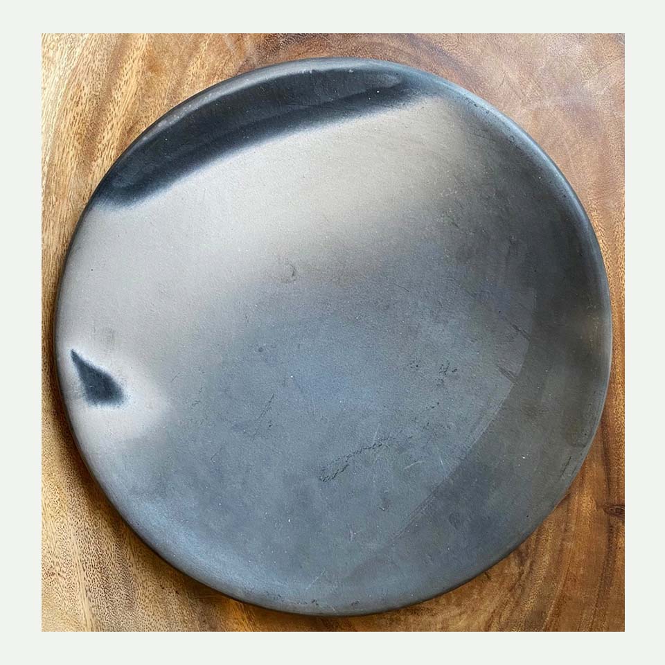 Black Matte Plate Large - sold out