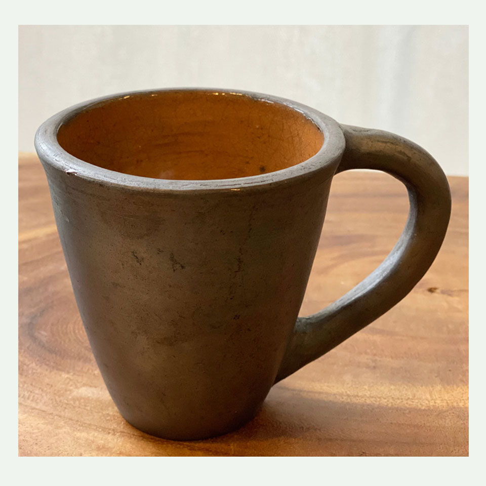 Black Matte Enameled Mug C
