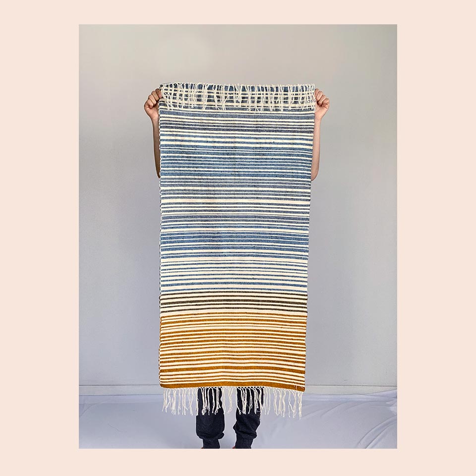 Striped Wool Runner